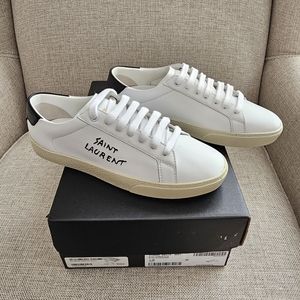 Saint Laurent Court Classic Logo Sneakers